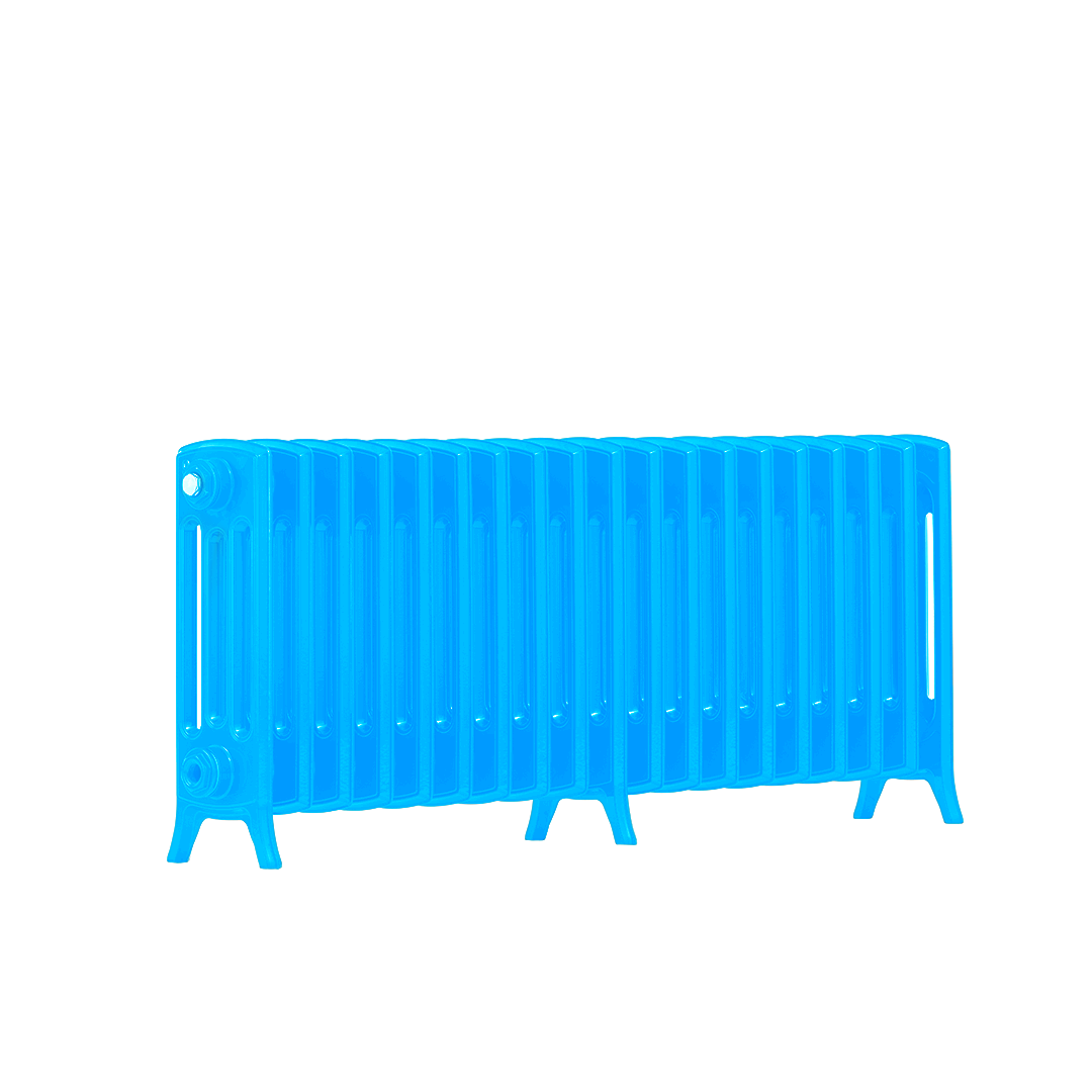 Light blue radiator