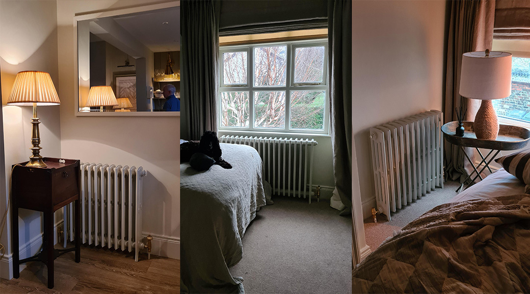 Cast iron radiators Belfast Railway cottage