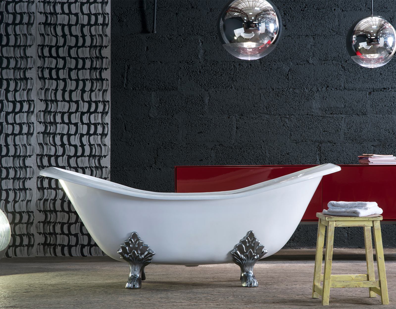 Villandry cast iron rolltop bath